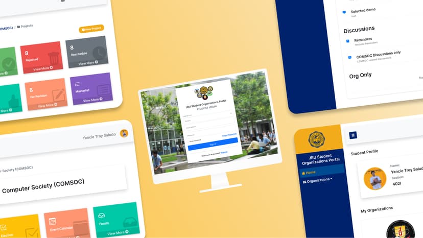 JRU Student Organizations Portal
